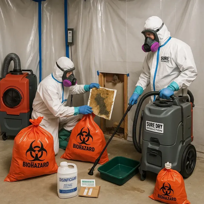 Contaminated Water Handling Protocols process in Licking, MO